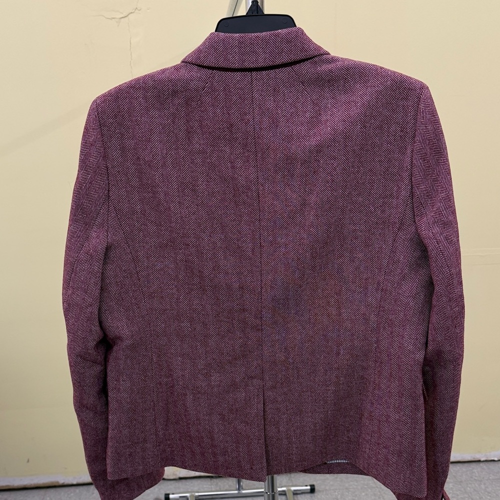 J. Crew Women's Burgundy Blazer - Picture 3 of 3